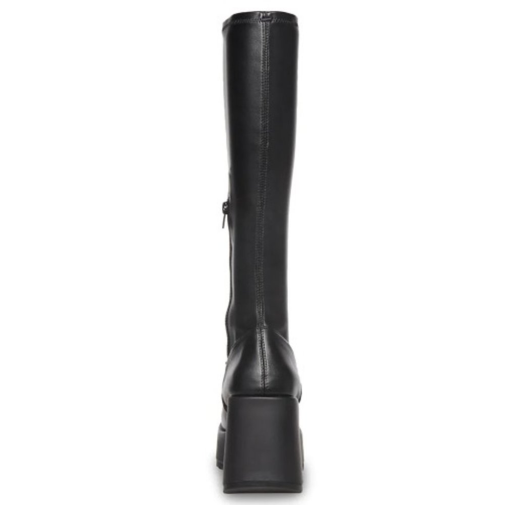 STEVE MADDEN DUKE30 BLACK KNEE-HIGH BOOTS - Picture 5 of 5